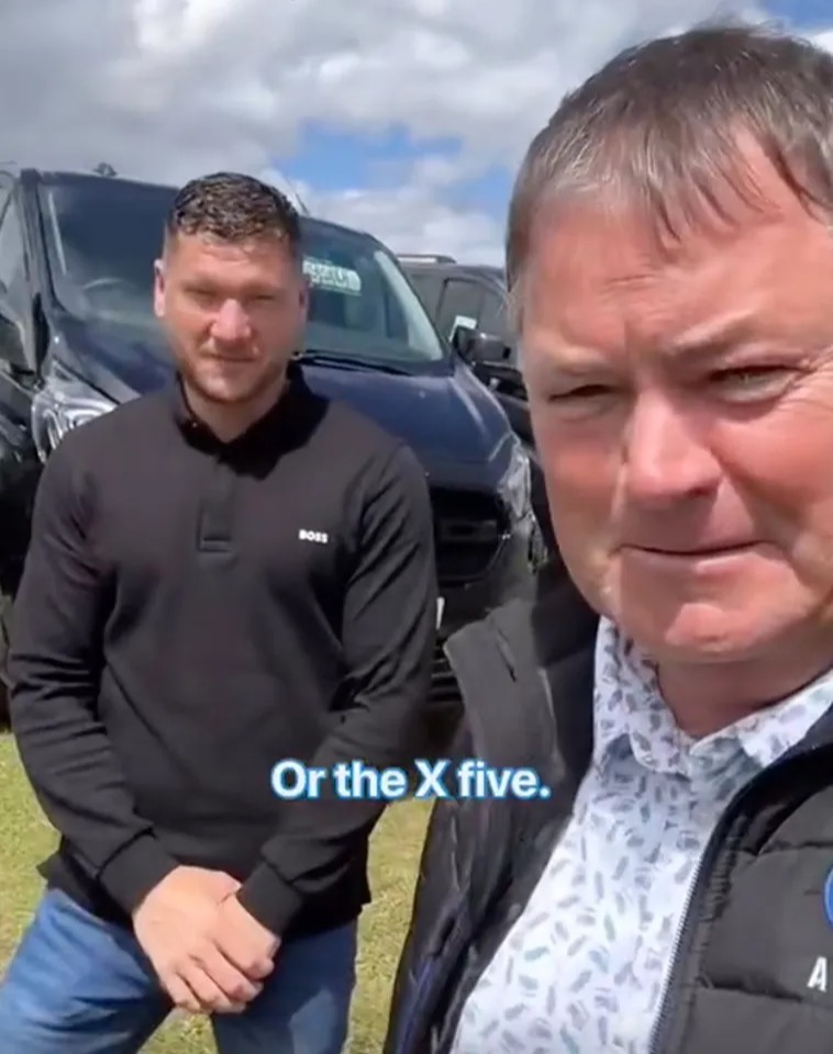 Mike Brewer, right, and James couldn't decide which van was the best