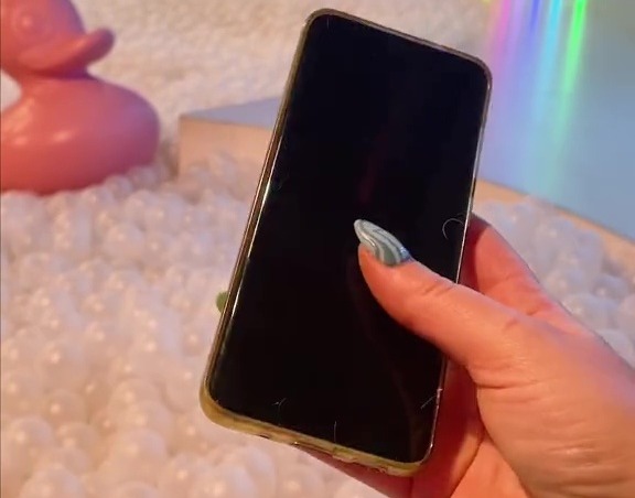 Someone also lost their phone while having fun in the ball pit