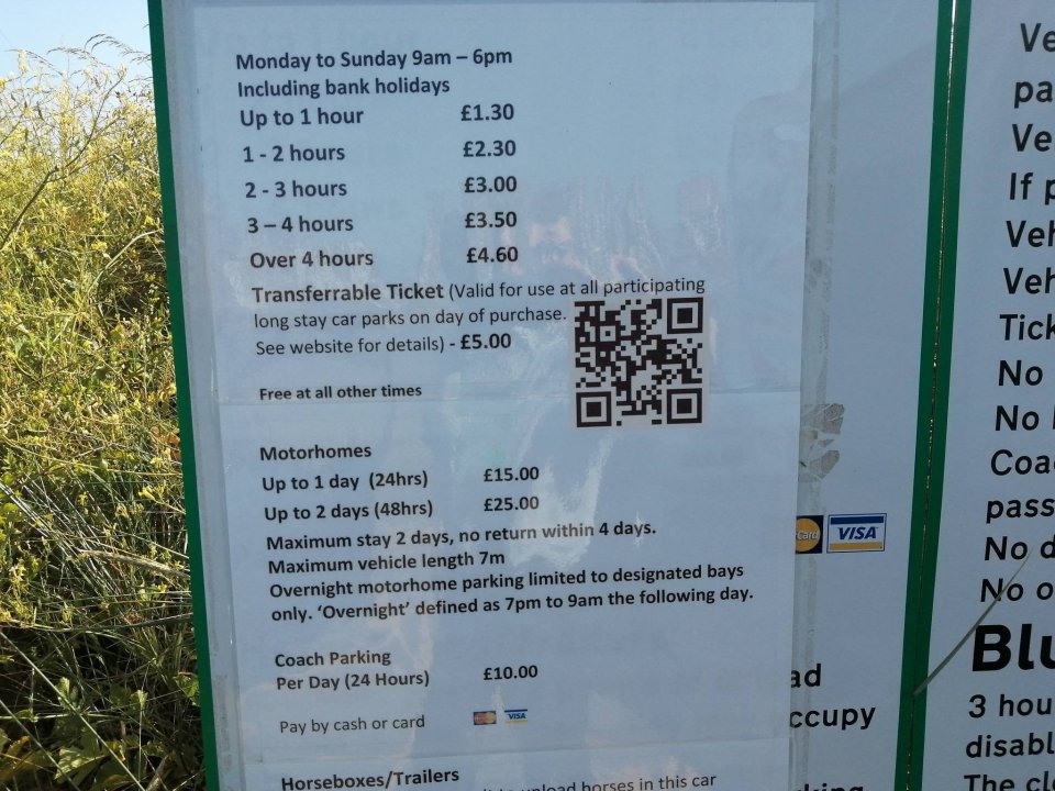 The authority advised anyone who used the QR codes to contact Lancashire Police