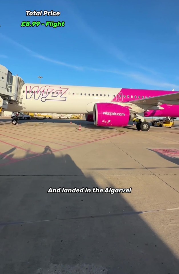 He booked a flight from London Gatwick to Faro, Portugal