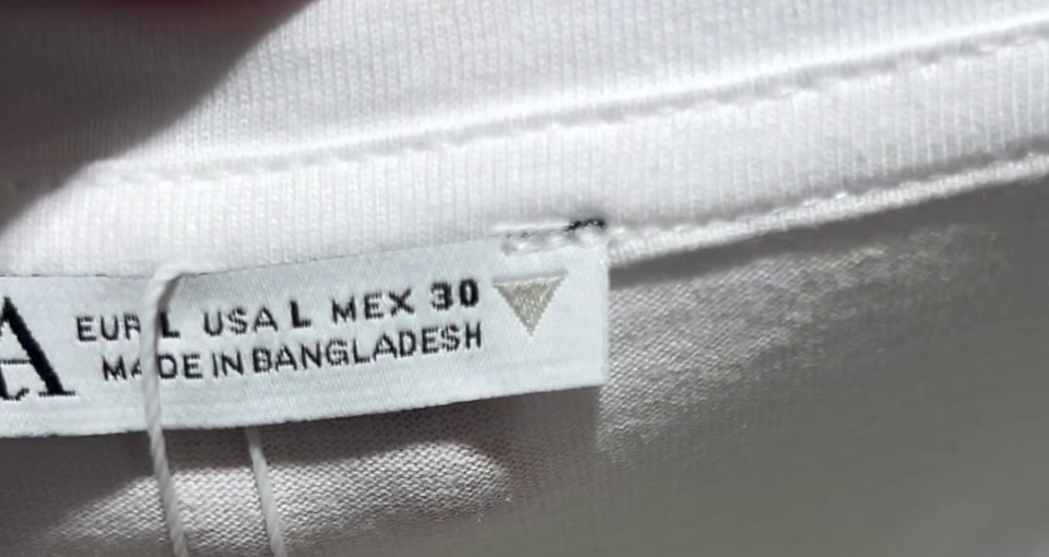 Some shoppers believe the symbols correlate to sizing