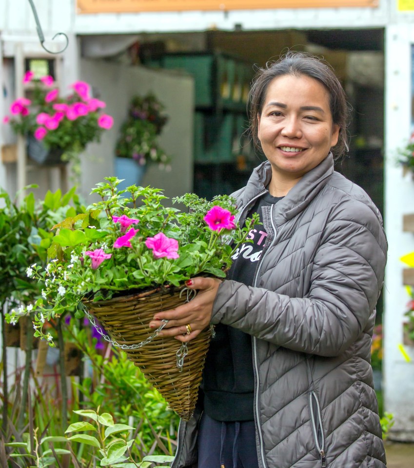 Plant shop owner Wachisa Matthews is not happy with the state of the roads