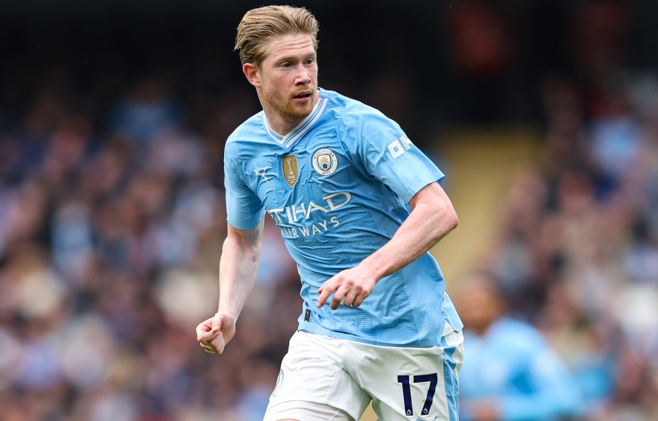 Kevin De Bruyne has one year left on his Manchester City contract