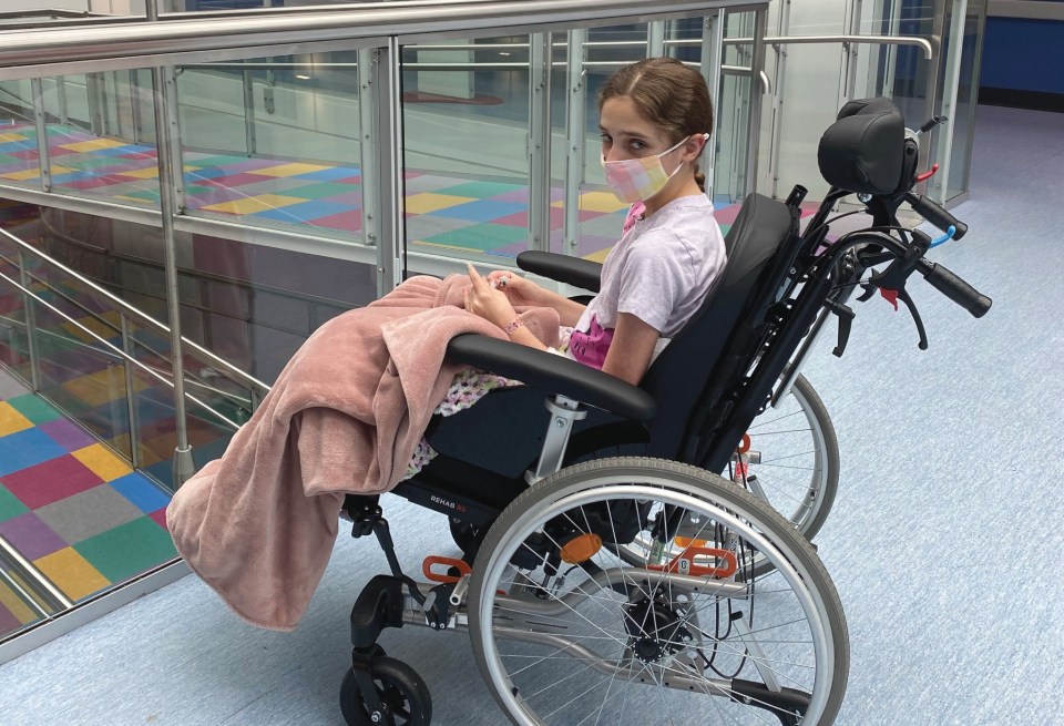 After a difficult eight-day went, she underwent a successful heart transplant