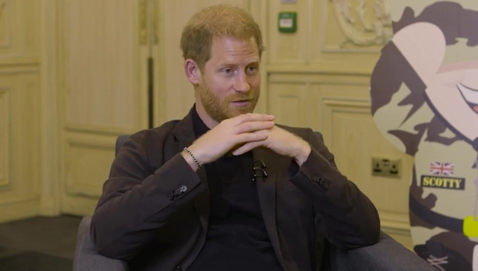 Prince Harry said grief 'eats away at you' in a heartwrenching video