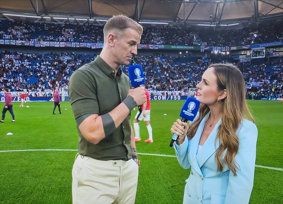 Joe Hart chatted to Kelly Somers ahead of tonight's match