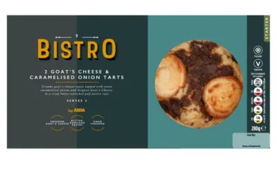 Bistro by Asda Goat's Cheese and Caramelised Onion Tarts