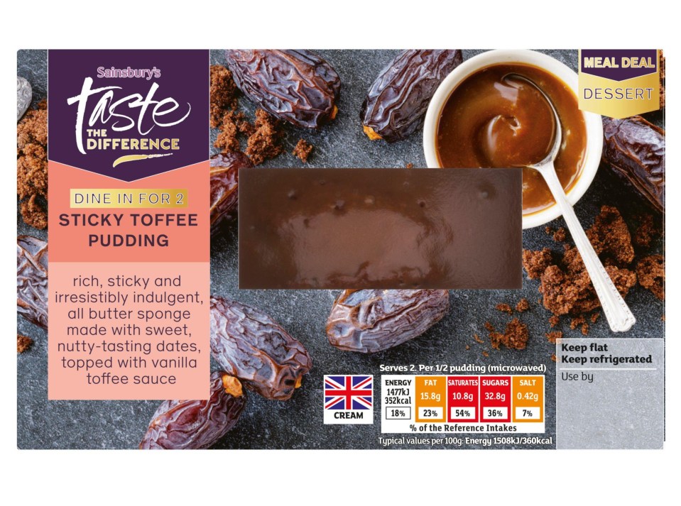 Sainsbury's Sticky Toffee Pudding