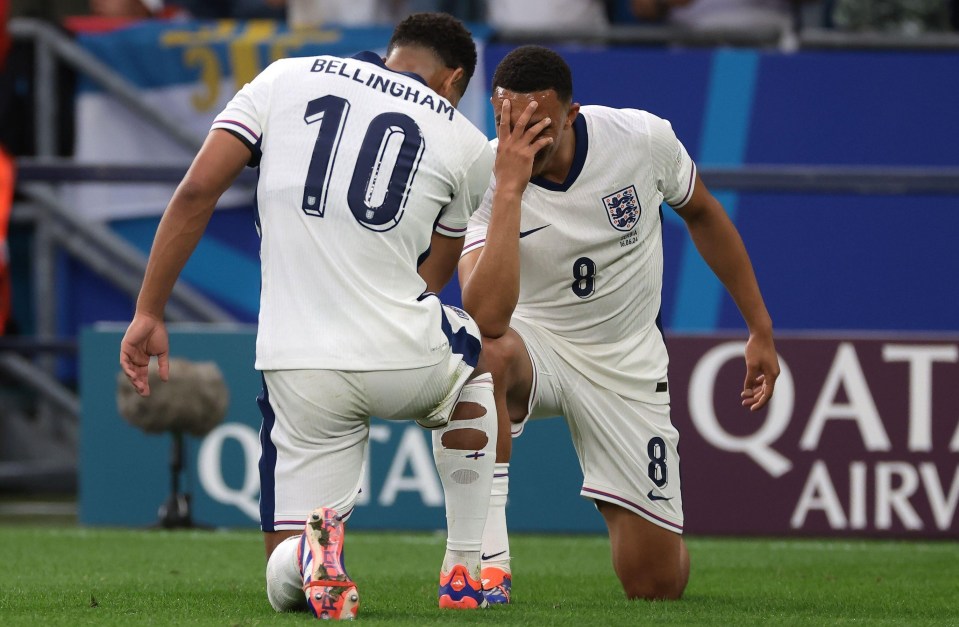 Bellingham and Alexander-Arnold are another close pair in the England squad