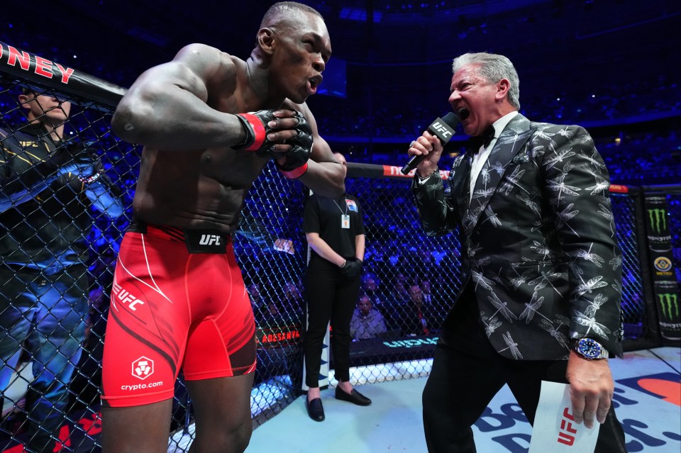 Balotelli appeared to call out UFC middleweight legend Israel Adesanya