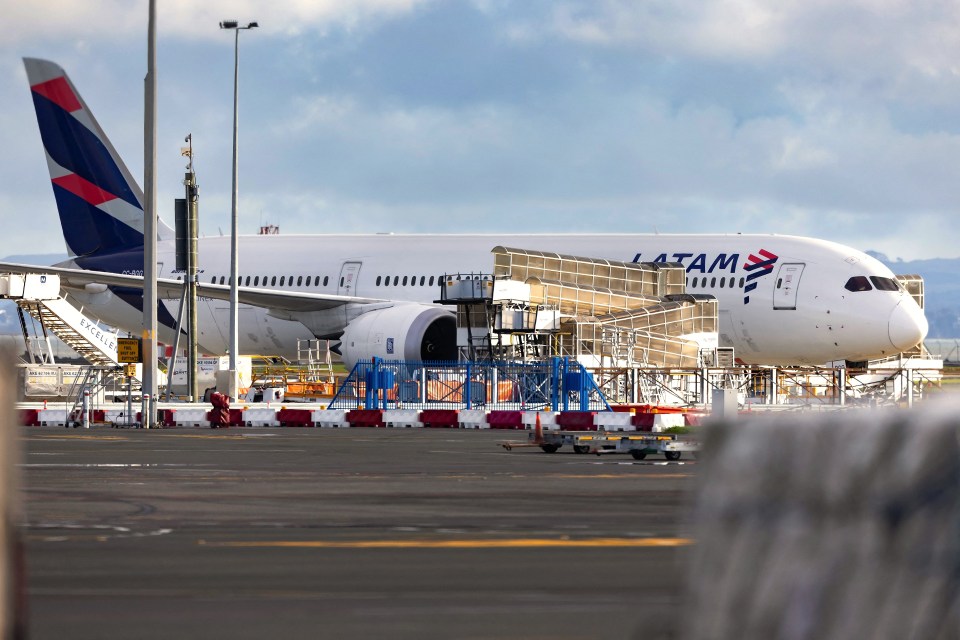 The incident happened on a Latam Airlines flight in Colombia