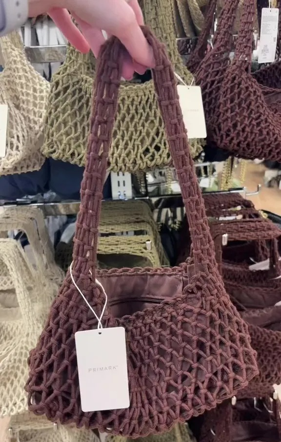 The crochet bags are just £10 each