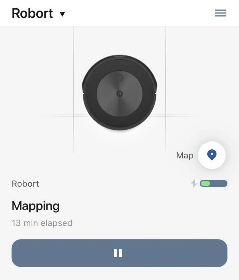 Via the smartphone app, you can get the Roomba robot vac to map out the layout of your home