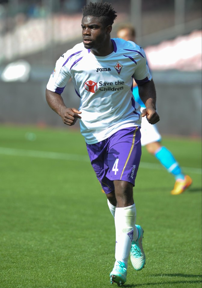 Richards spent just one season on loan at Fiorentina