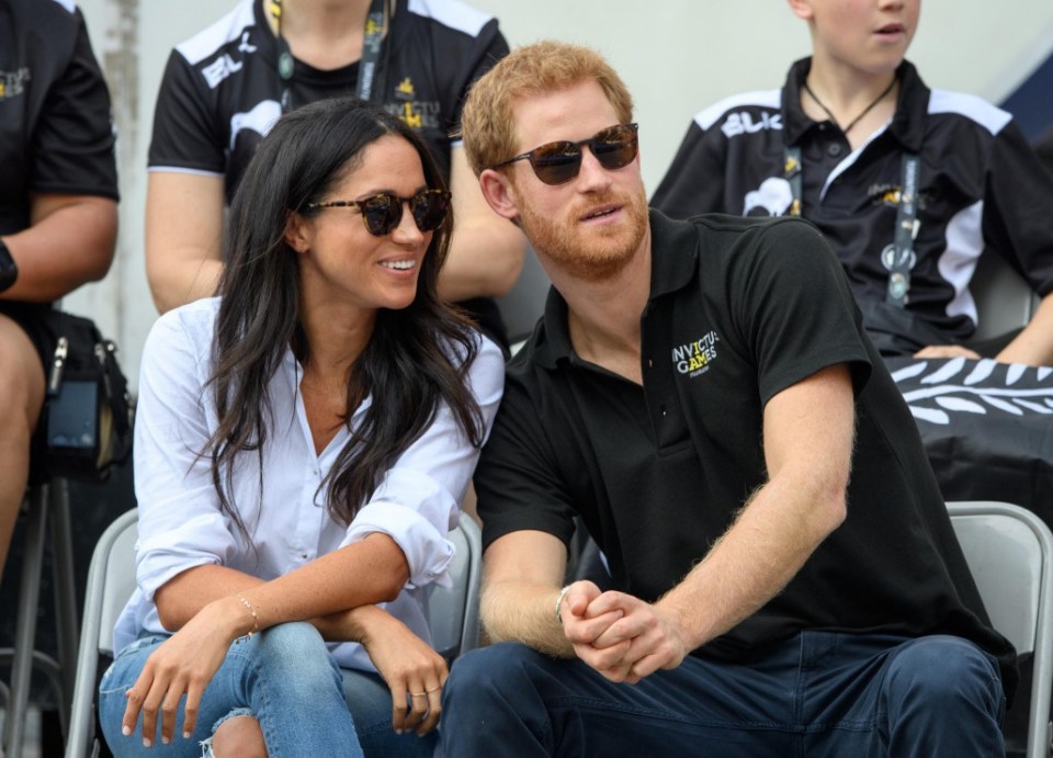  Meghan Markle and Prince Harry at the Invictus Games in Toronto in 2017