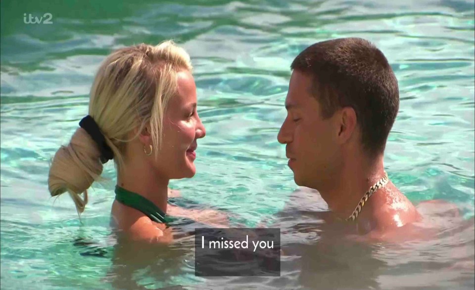 The pair have been creating some of Love Island's steamiest scenes