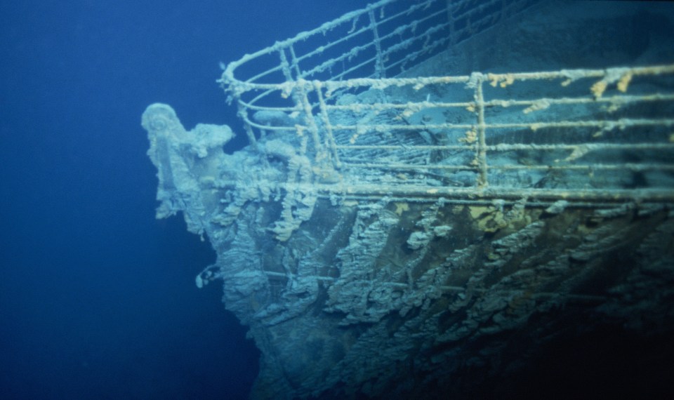 The sub was going 12,500ft under the ocean's surface to view the Titanic wreckage