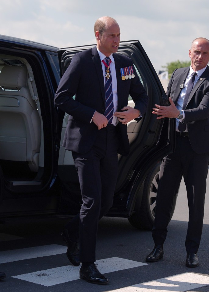 The Prince of Wales laid a wreath and made a speech at Juno Beach