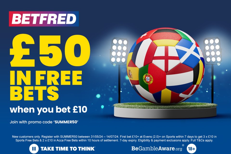 Get £50 in free bets for Switzerland vs Germany at Euro 2024 with Betfred