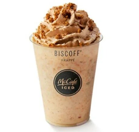 Some customers are expressing their sadness to see the Biscoff frappe go