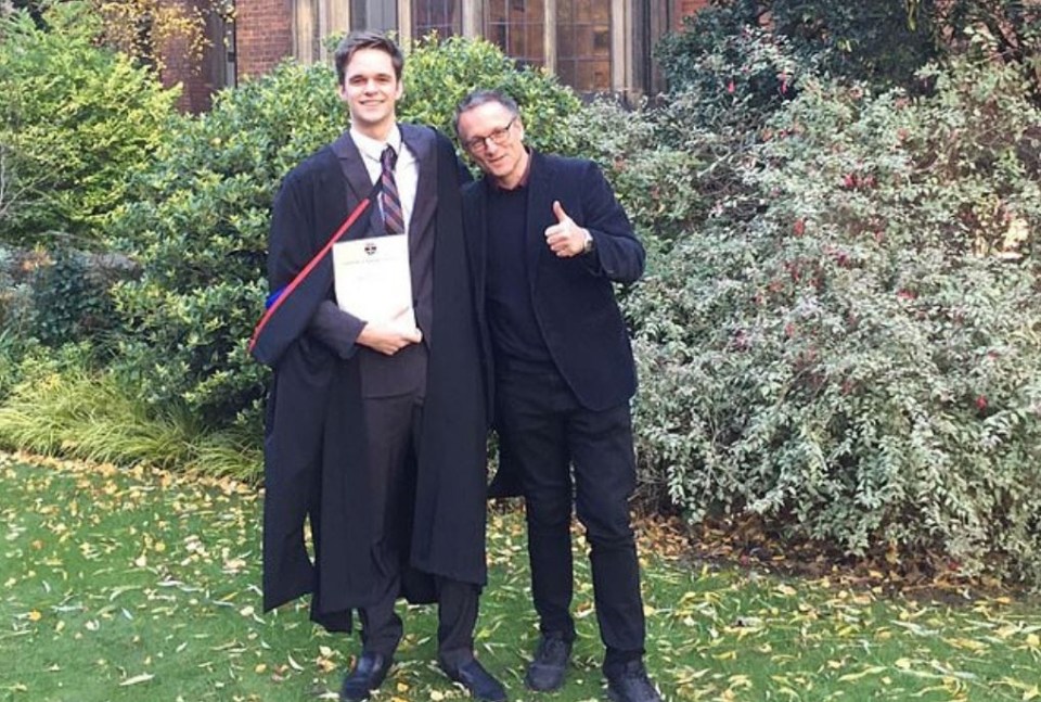 Dr Michael Mosley with son Jack