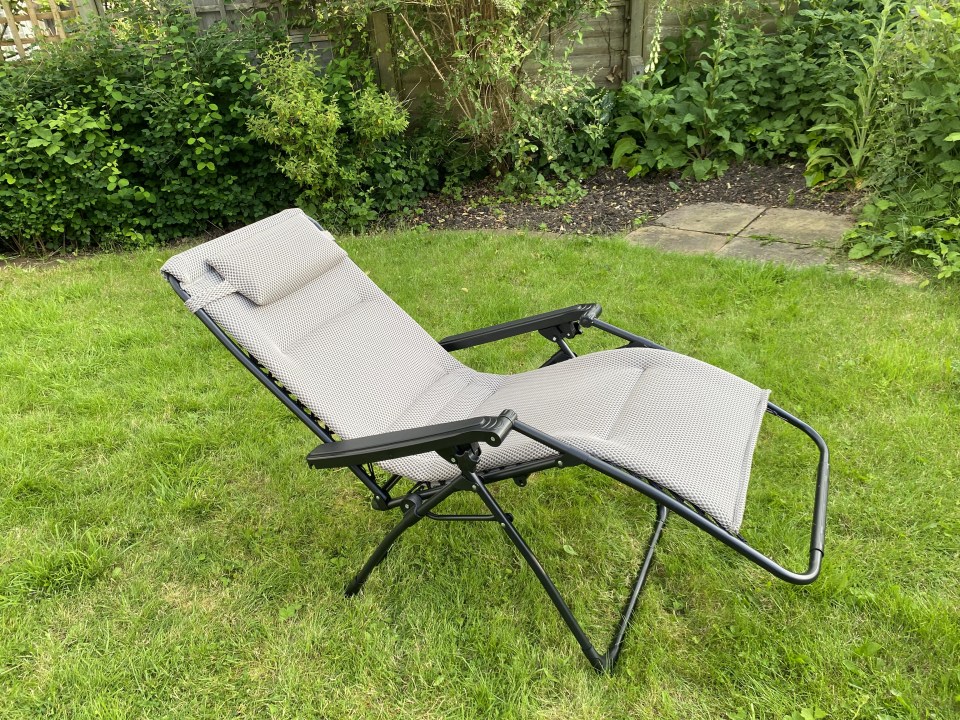 Dunelm Amsterdam Grey Lounger