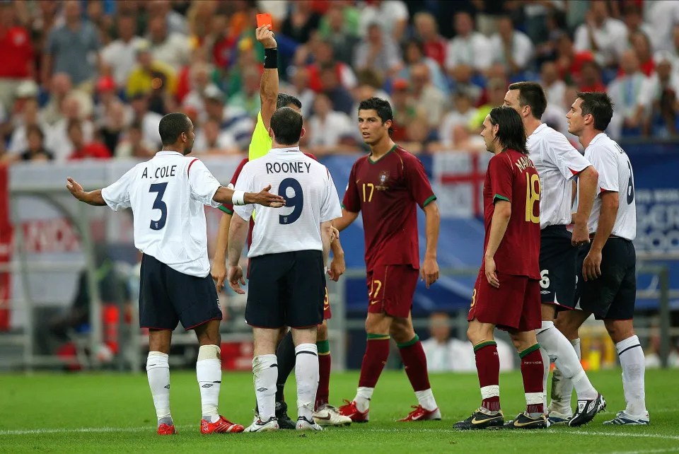 England fans will have bad memories of the ground as the scene of Cristiano Ronaldo's infamous wink after Wayne Rooney was sent off in the 2006 World Cup final