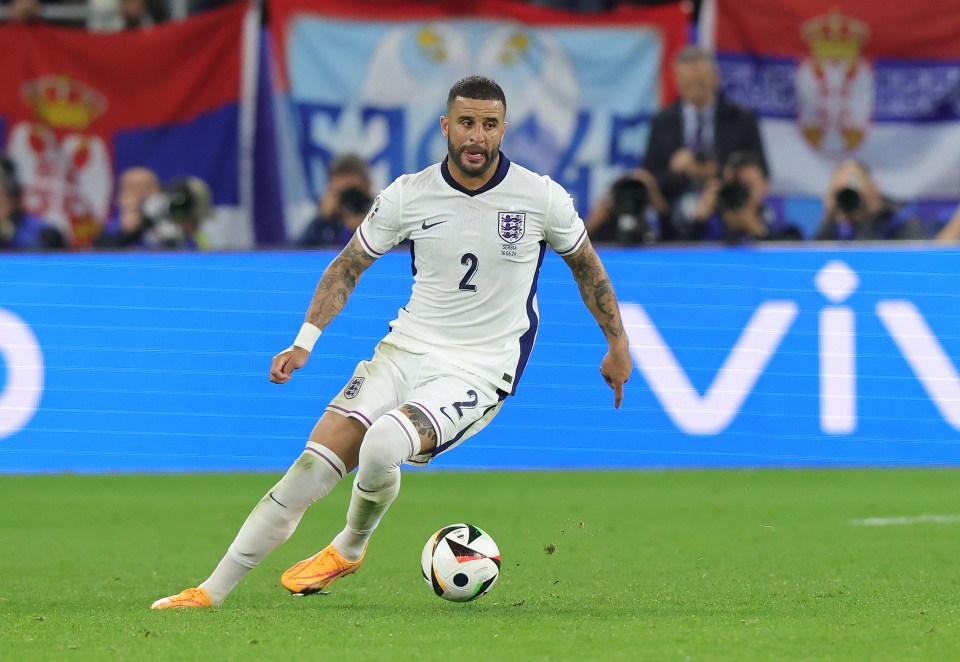 England footballer Kyle Walker, father to his and Lauryn Goodman's son Kairo