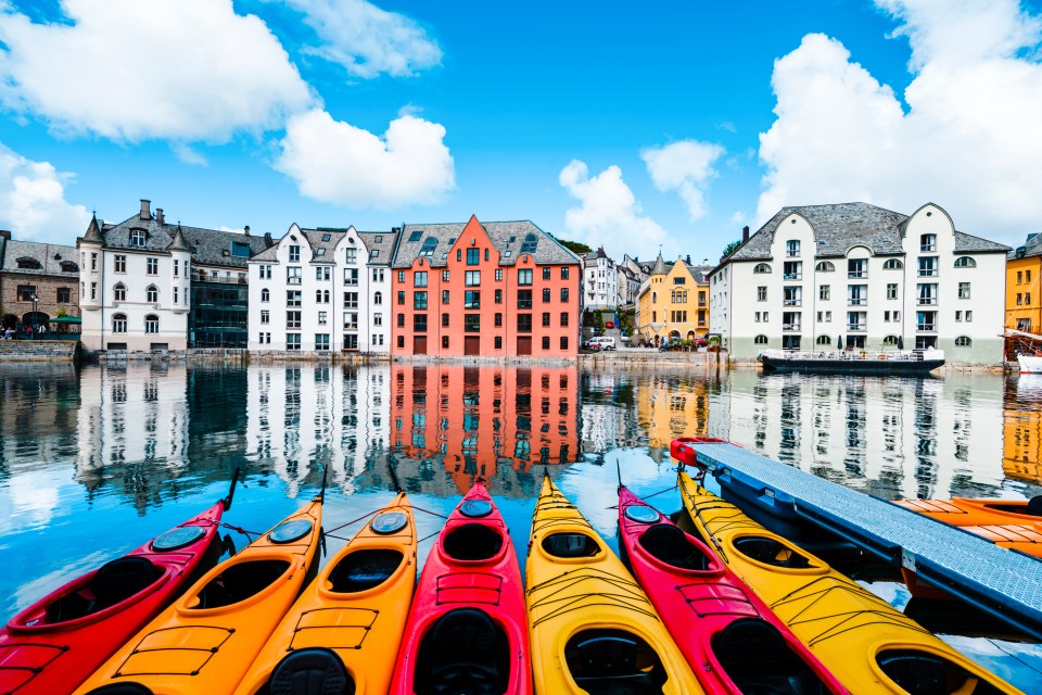 Ålesund’s art nouveau buildings are stunning