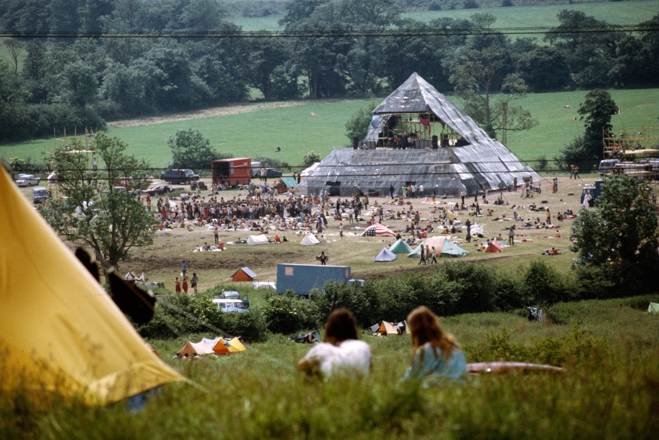 The Pyramid Stage in 1971