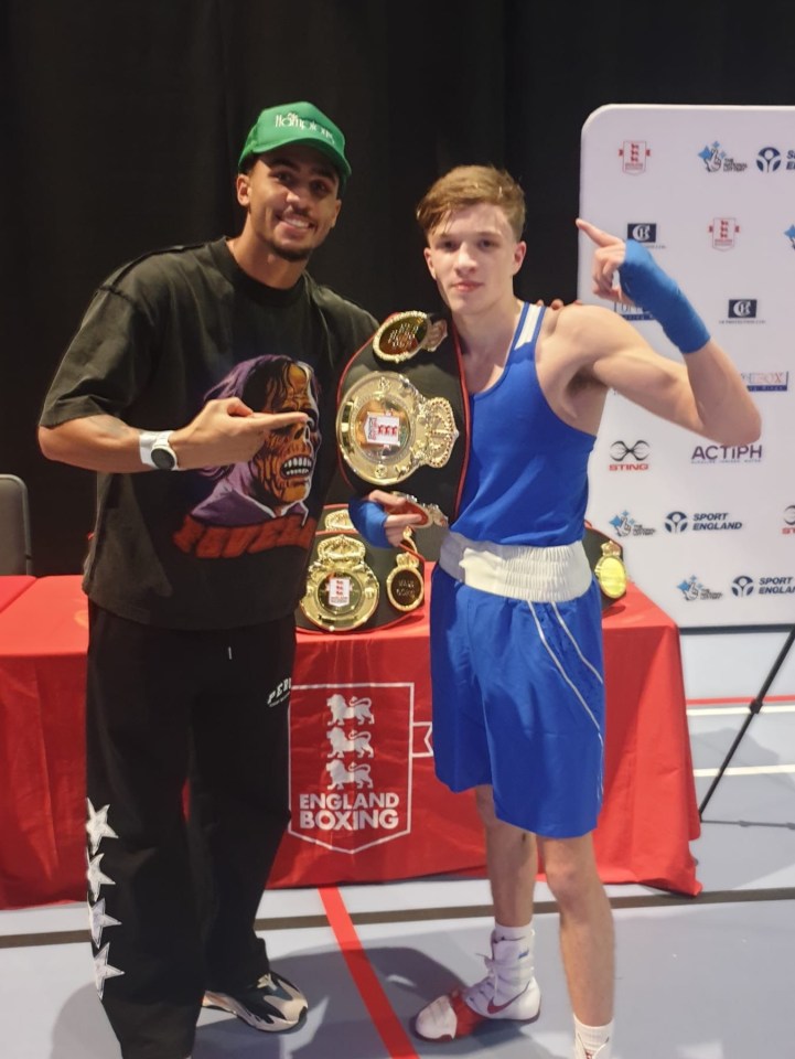 Back in April, Leo won a title at the prestigious England Boxing National Amateur Championships