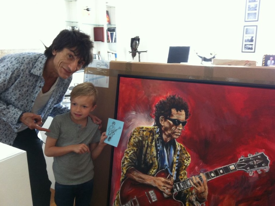 Amateur champ Leo is the grandson of Rolling Stones axeman Ronnie Wood