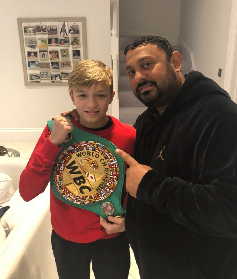 Boxing legend Prince Naseem Hamed has aided Leo's development