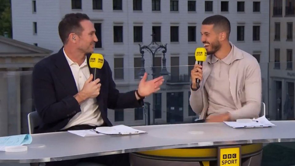 Frank Lampard and Conor Coady shared an awkward but funny moment