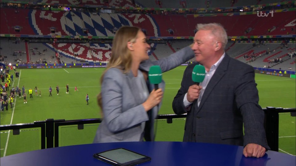 Laura Woods and Ally McCoist have known each other for years