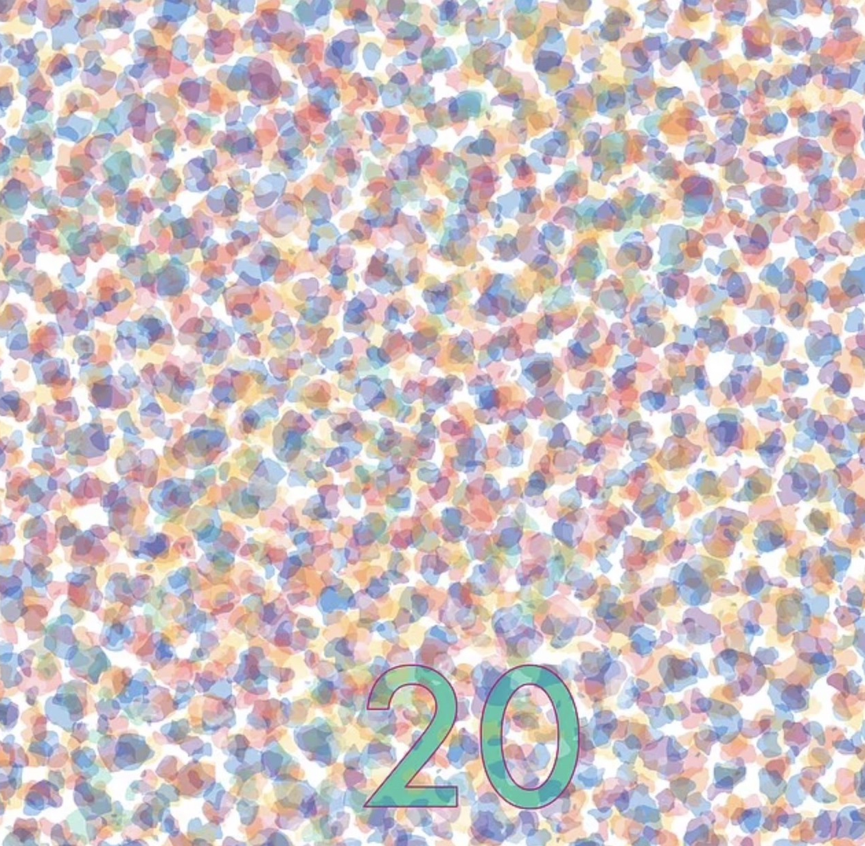 Only those with a high IQ could spot the number 20