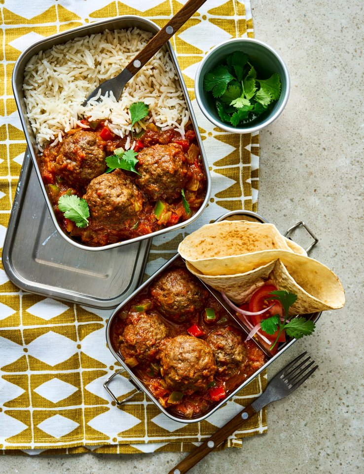 These beef madras meatballs are delicious