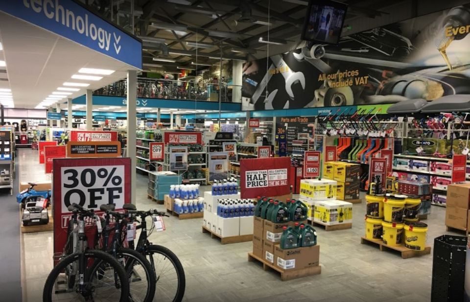 The Halfords store in Winchester is set to close next month