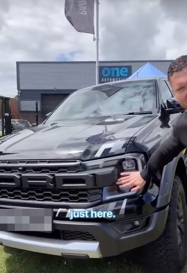 James describes the Ford Raptor as 'one of the best pick-ups on the market'