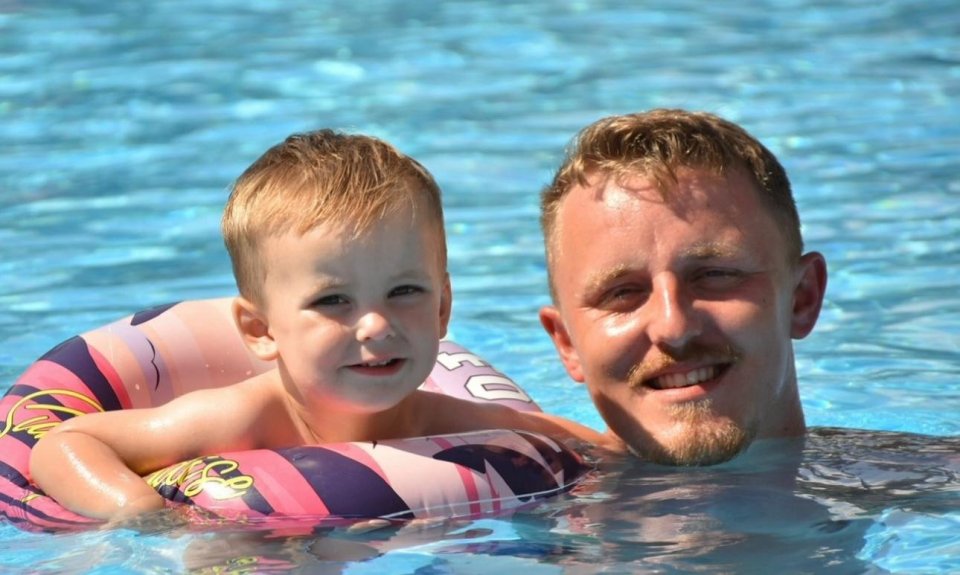 Matthew Steward, 26, tragically died in the early hours of May 14, after a quad bike accident on holiday with his son Roman