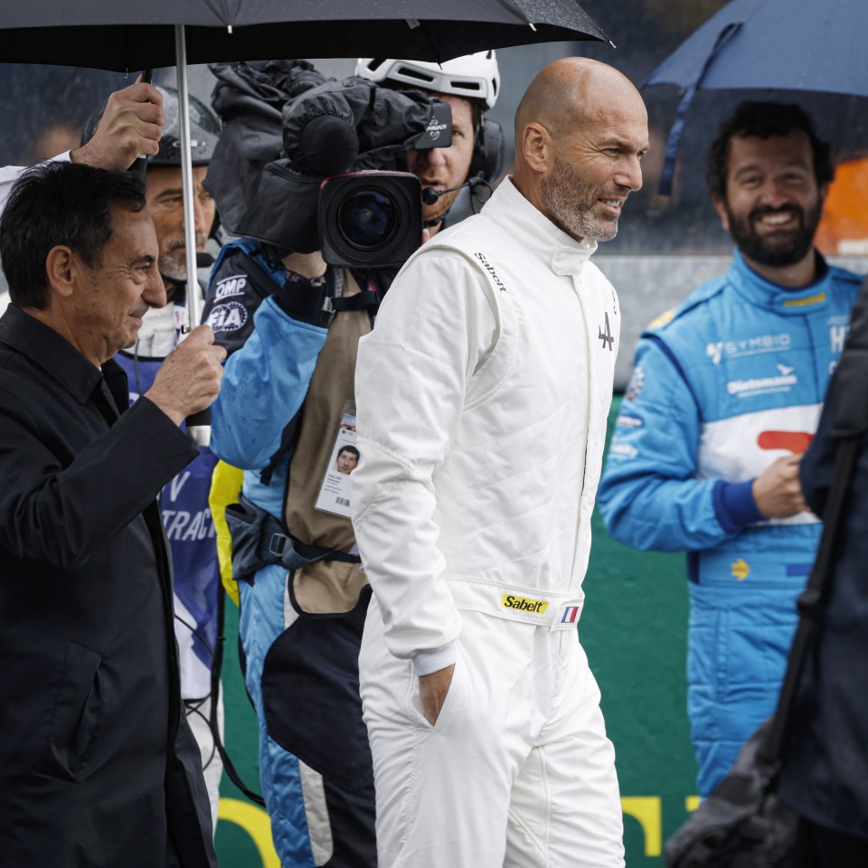 Zidane has been named as the honorary starter for the race