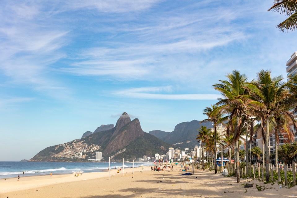 The beach has been compared to Rio de Janeiro [pictured]