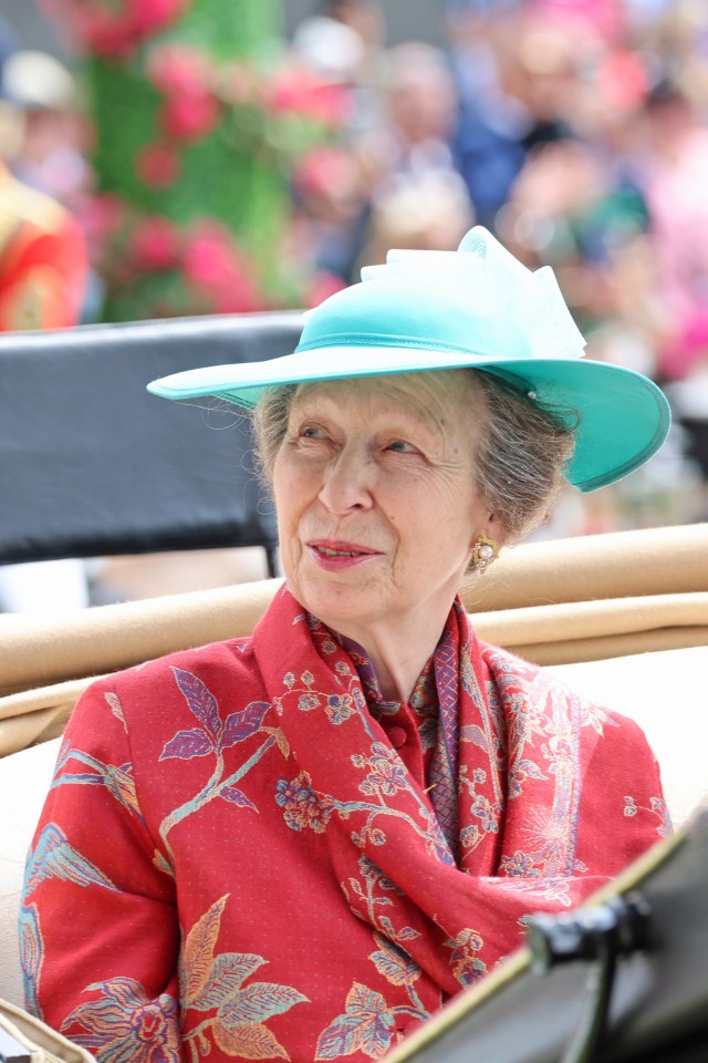 Princess Anne was part of the procession