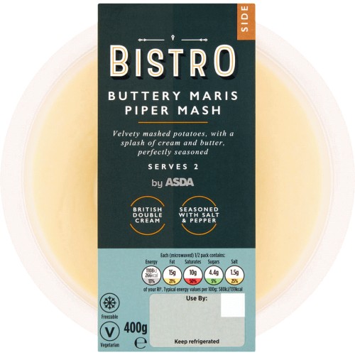 Bistro by Asda Buttery Maris Piper Mash