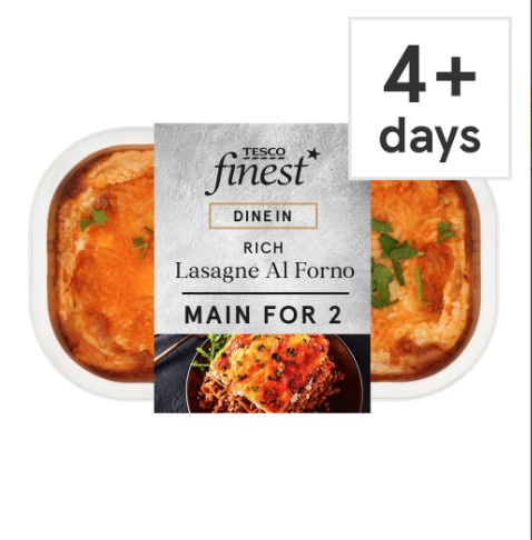 Tesco Finest Dine In Al Forno Lasagne