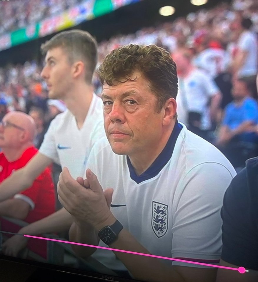 England super-fan Andy Milne was 'broken' by the 1-1 Denmark draw