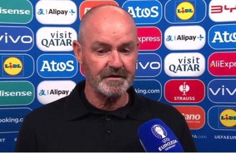 Steve Clarke is sure Scotland were wrongly denied a penalty