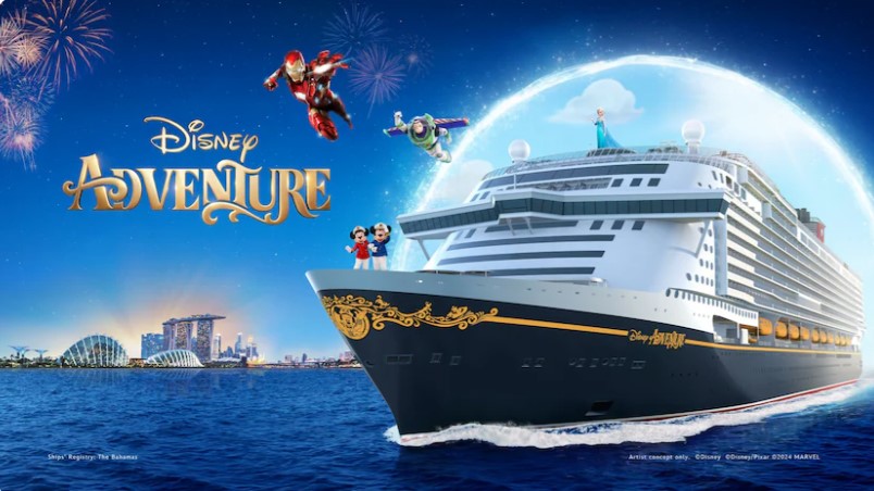 A new Disney ship is launching from Asia - the first time it will sail from the continent