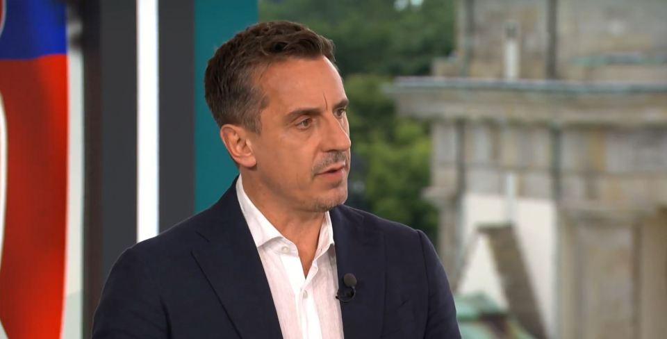 Gary Neville raged at half-time