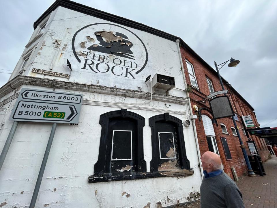 The Old Rock was once a proud pub but now plagues the street, pensioner Malcolm says